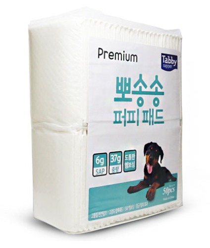 [테비] 뽀송송 퍼피패드 - Premium 50매 40cm x50cm