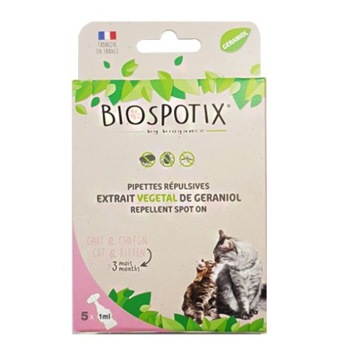 [바이오강스] 바이오스파틱스 스팟온  고양이용 5p (외부기생충 기피제)
