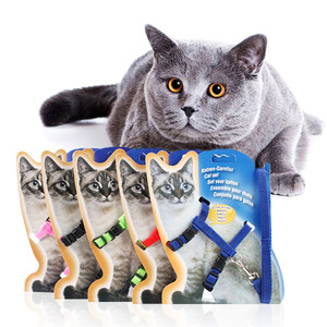(2+1 특가) 퀸펫 고양이 베이직 하네스 2개 가격에 3개 (재고 소진 시 색상은 랜덤 발송됩니다)