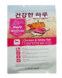[건강한하루] 소프트사료 닭고기&amp;황태 1kg