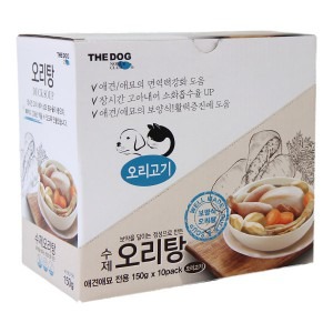 [더독] 수제간식 오리탕 150g 1Box(10개입)