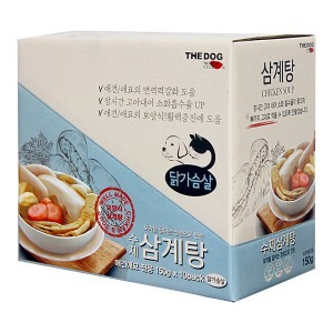 [더독] 수제간식 삼계탕 150g 1Box(10개입)