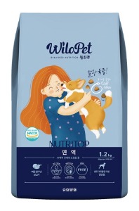 [윌로펫] 강아지 사료 뉴트리탑 (면역,전연령) 기호성 좋은 말랑육즙 소프트사료 1.2kg