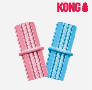(땡처리세일 50%) KONG 퍼피 티딩 스틱  S(스몰) 색상랜덤발송 소형견용 강아지 노즈워크 스낵볼 장난감