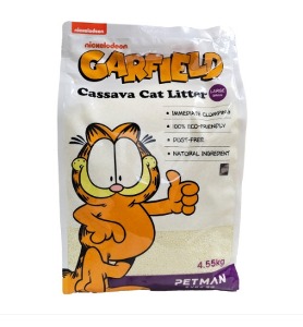 가필드 고양이모래 퍼플(보라) 최강응고력 카사바모래 4.53kg