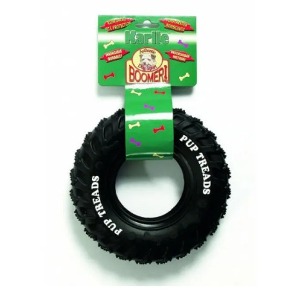 (땡처리세일 50%) 칼리 천연 강화고무 타이어 강아지 이갈이 장난감 (10cm x 4cm)