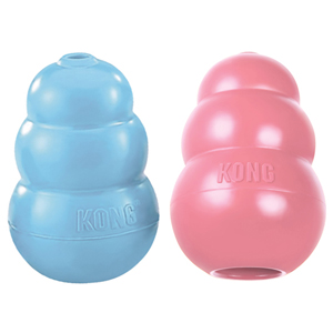 (땡처리세일 50%) KONG 콩 퍼피 노즈워크 간식 장난감 M사이즈(중) 색상랜덤