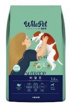 [윌로펫] 강아지 사료 뉴트리탑 (어덜트) 기호성 좋은 말랑육즙 소프트사료 1.2kg